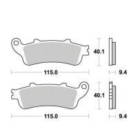 Organické brzdové destičky Ferodo - FDB2073EF